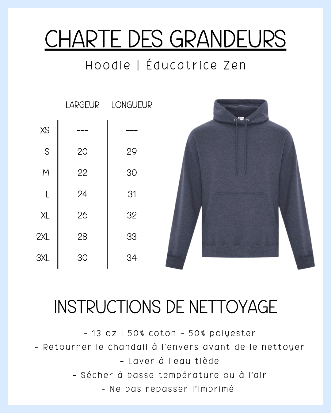 Éducatrice Zen | Hoodie