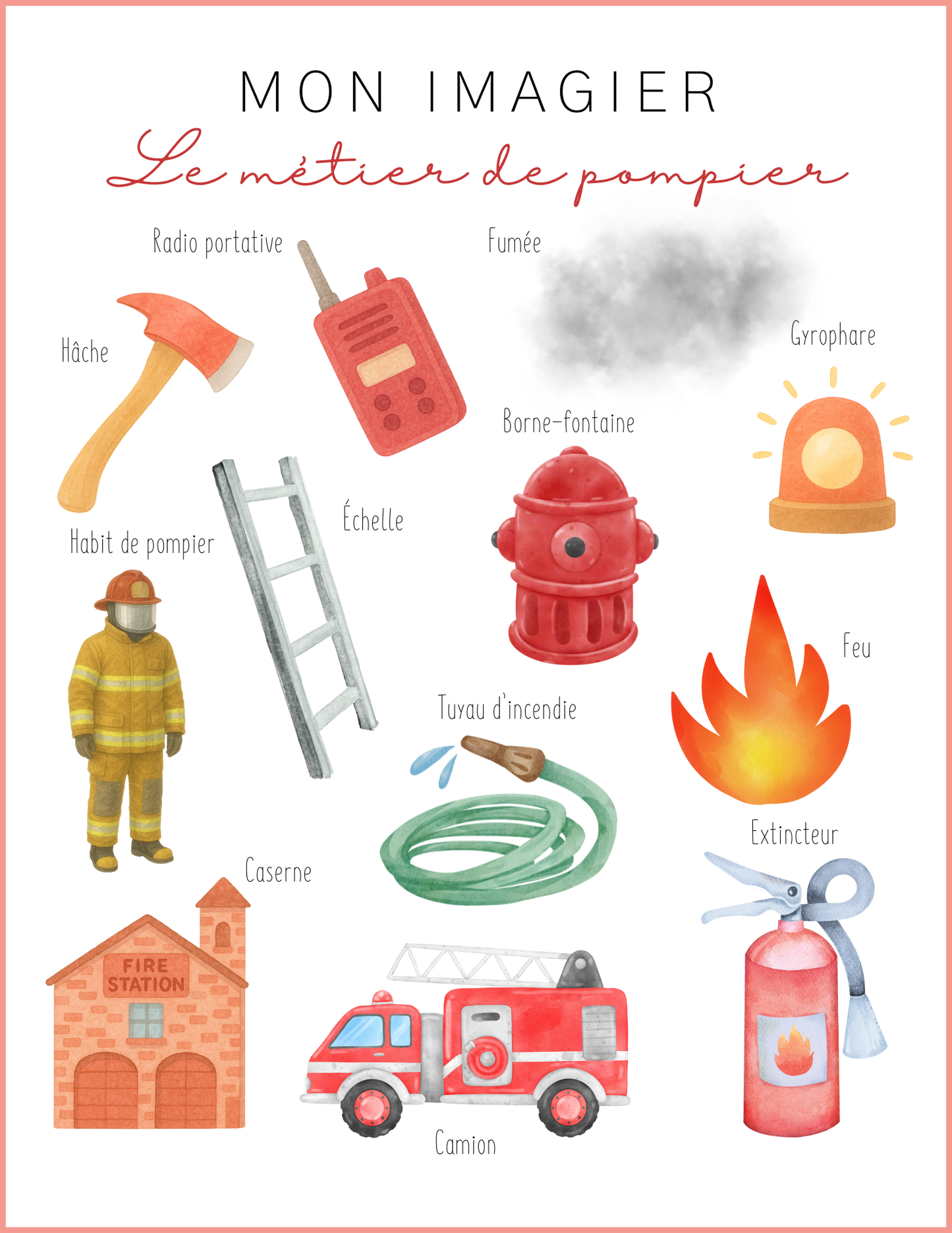 Les pompiers | Thématique