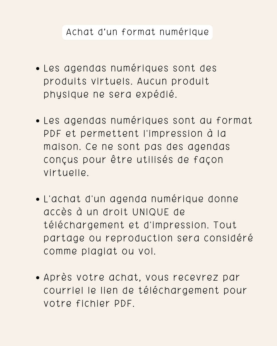 NUMÉRIQUE - Cahier de compilation des observations