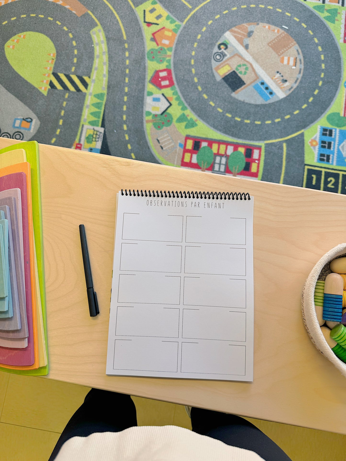 Cahier de notes d'observation