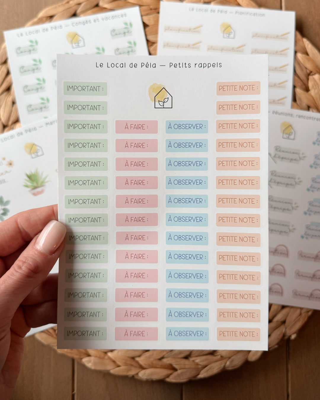 Petits rappels | Autocollants