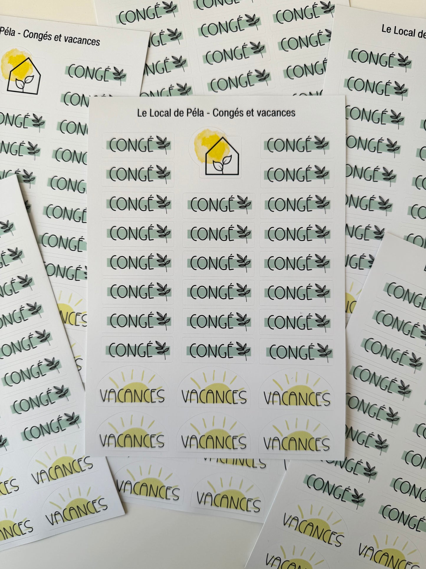 Congé | Autocollants