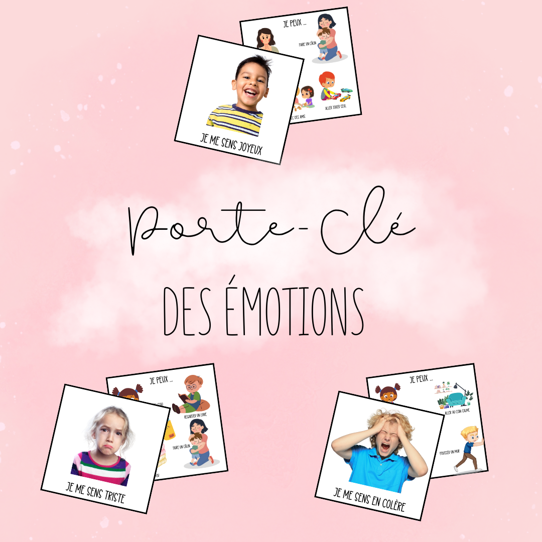 Porte-clé des émotions