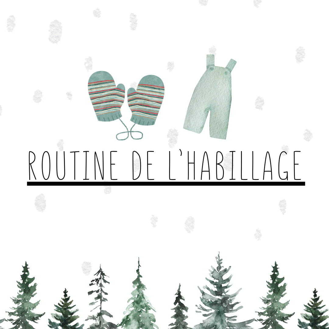 Routine de l'habillage | Pictogrammes