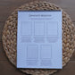 Cahier de notes d'observation