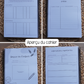 Cahier de compilation des observations