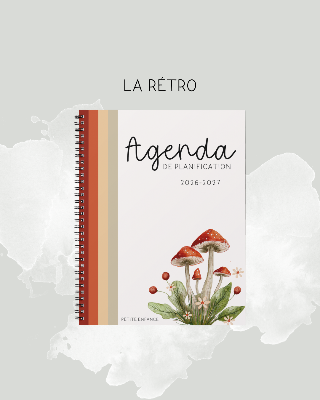 Agenda pour le personnel éducateur | Modèle 4 : Sans semainiers