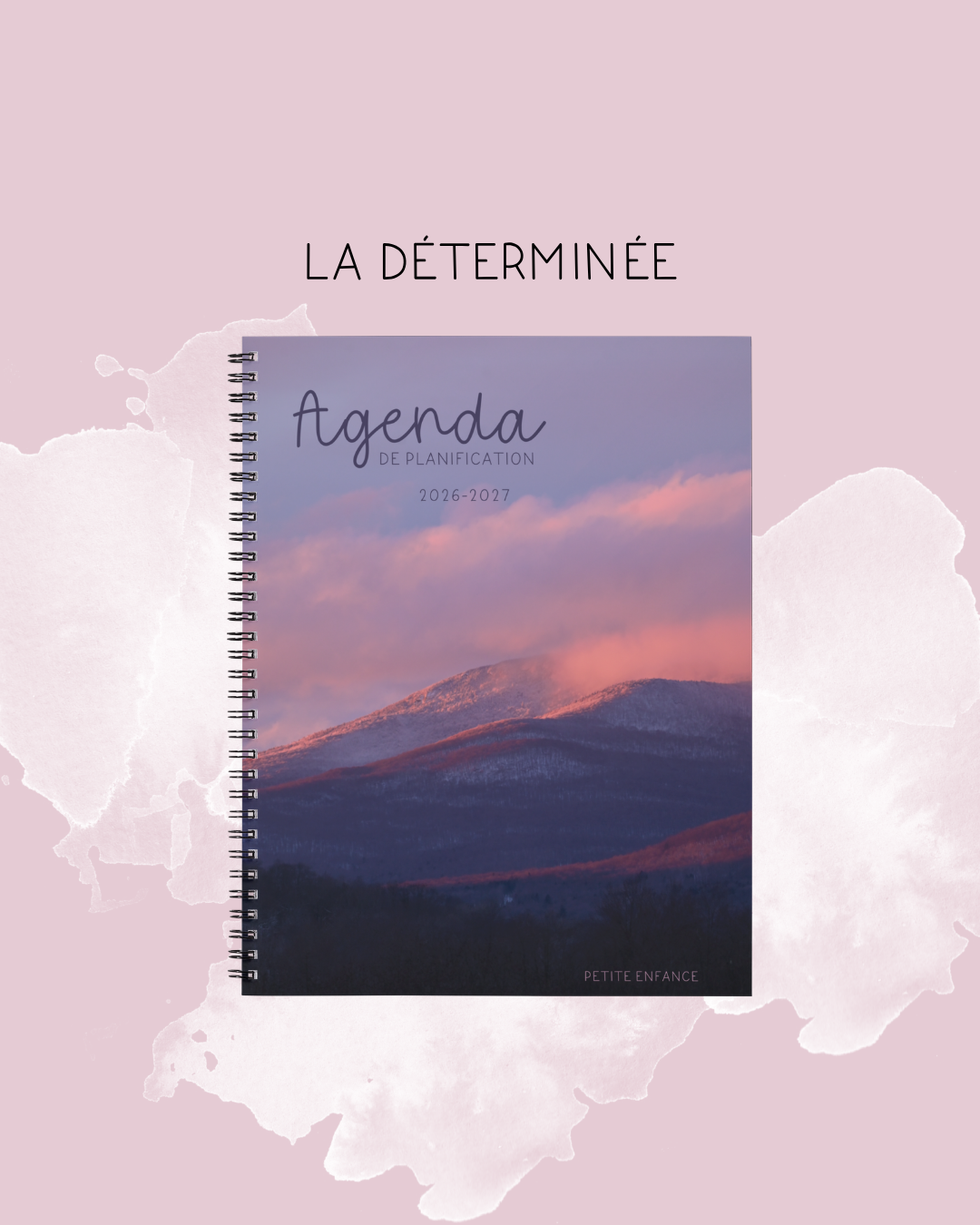 Agenda pour le personnel éducateur | Modèle 4 : Sans semainiers