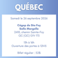 QUÉBEC | 26 septembre 2026
