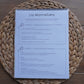 Cahier de notes d'observation