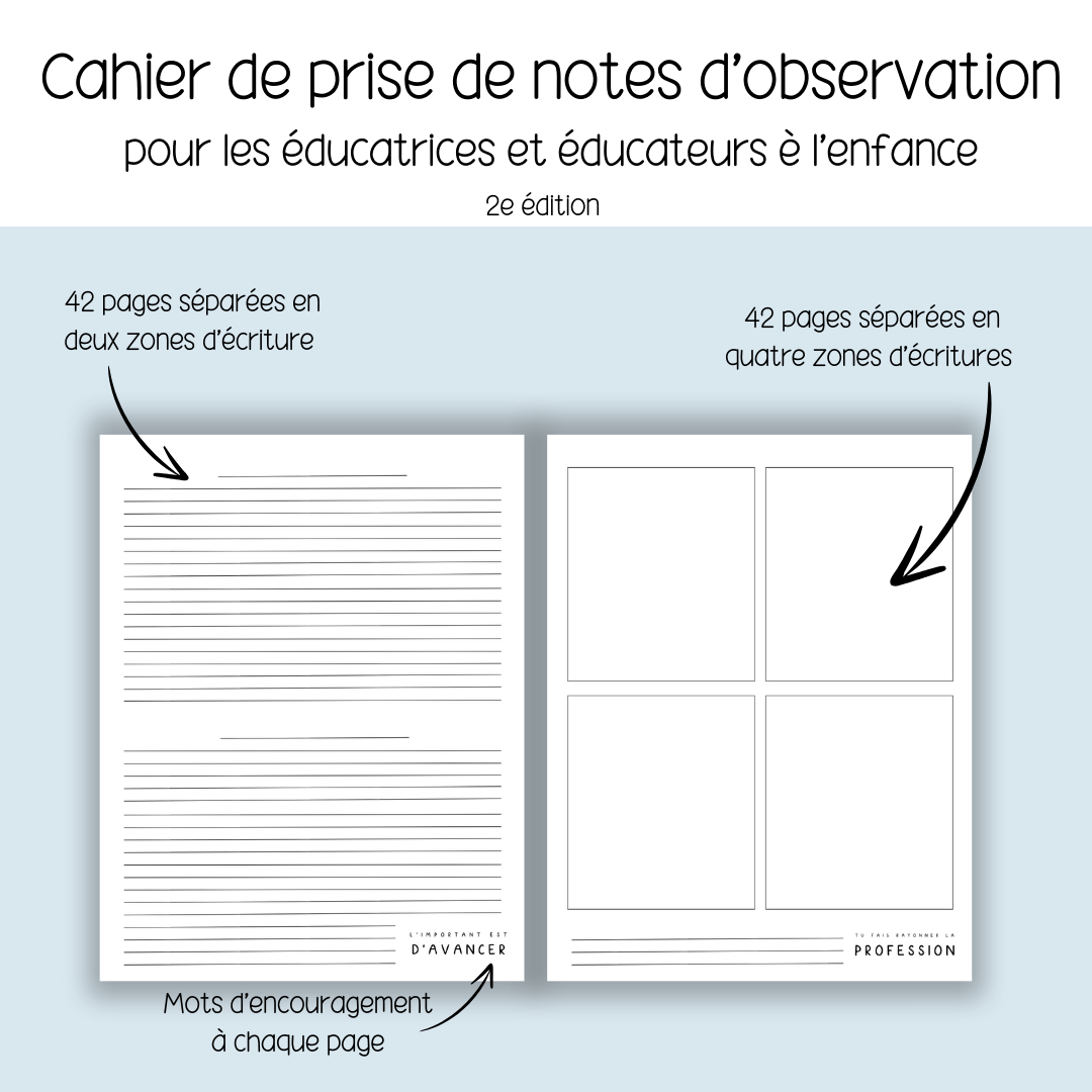 Cahier d'observation