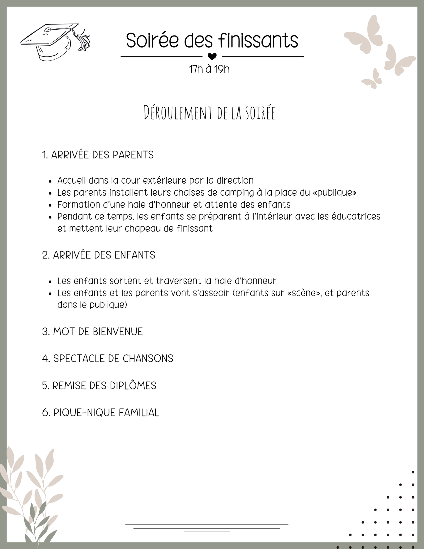 L'école et la graduation | Thématique