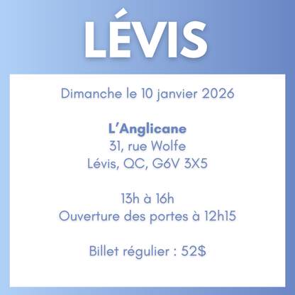 LÉVIS | 10 janvier 2027
