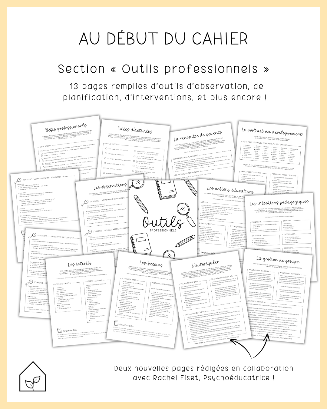 Cahier de compilation des observations