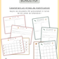 Cahier de compilation des observations