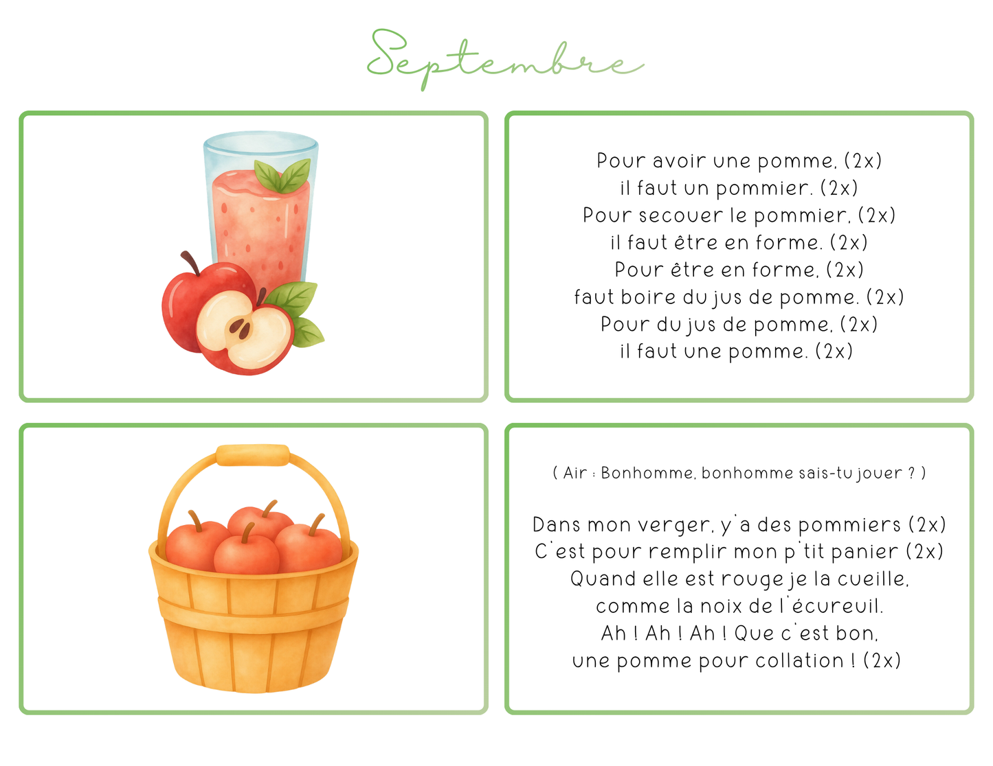 Boîte à chansons | Routine