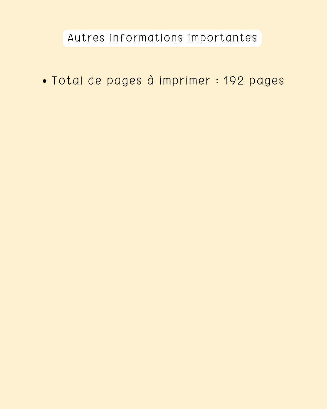 NUMÉRIQUE - Cahier de compilation des observations