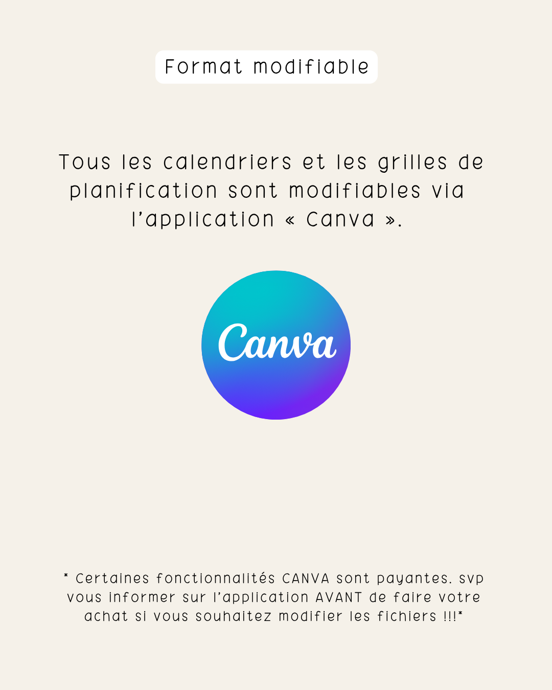NUMÉRIQUE - Calendriers mensuels 2025-2026 et grilles de planification colorées