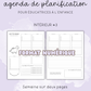 NUMÉRIQUE - Agenda pour le personnel éducateur | Modèle 3 : Semaine sur deux pages