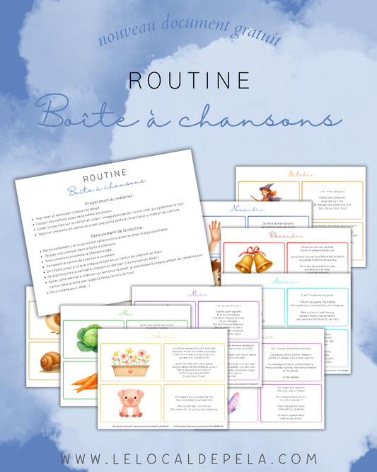 Boîte à chansons | Routine