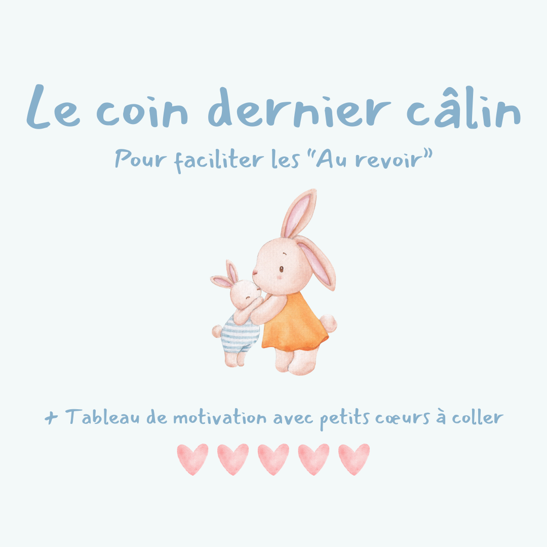 Le coin dernier câlin | Affiche et tableau de motivation