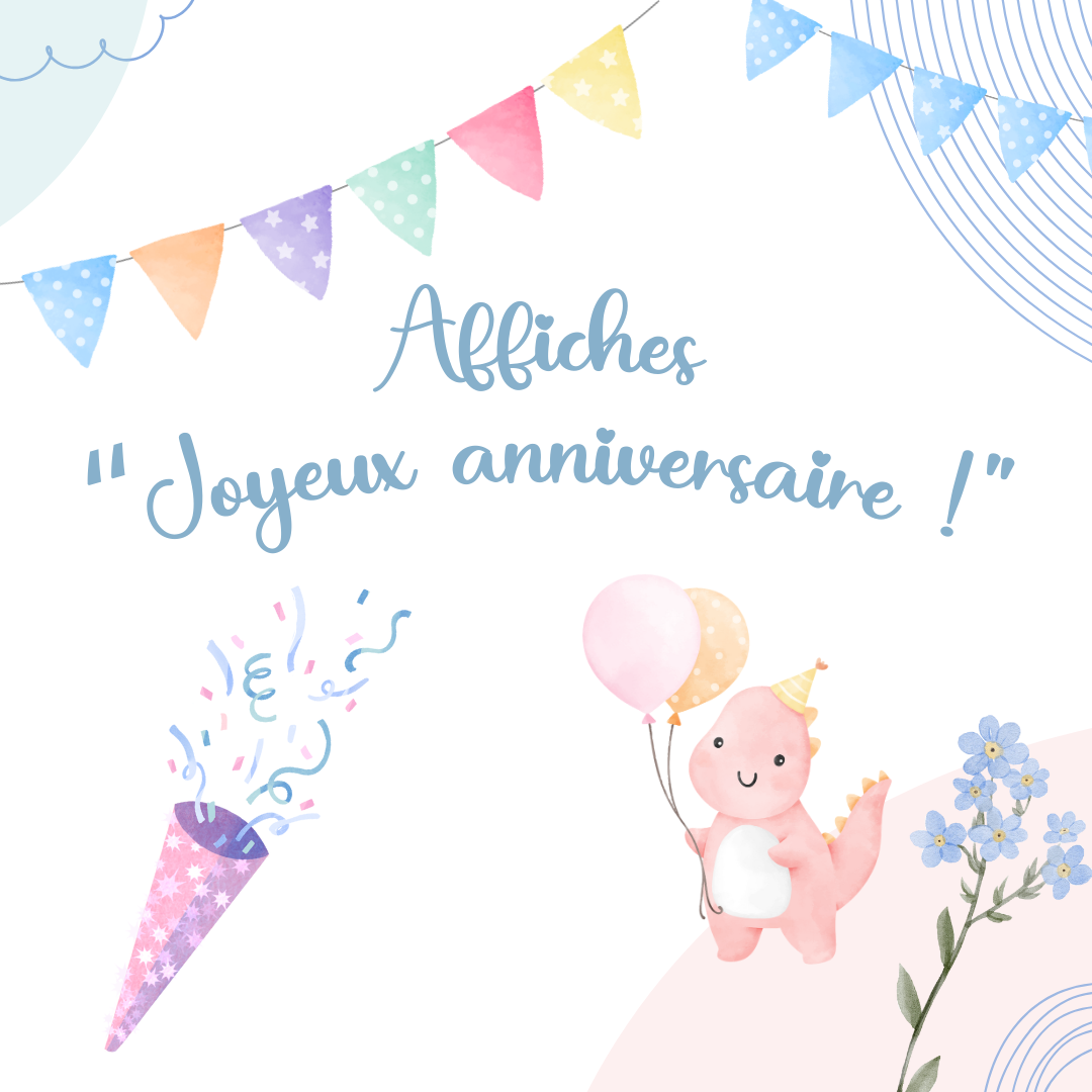 Joyeux anniversaire | Affiches