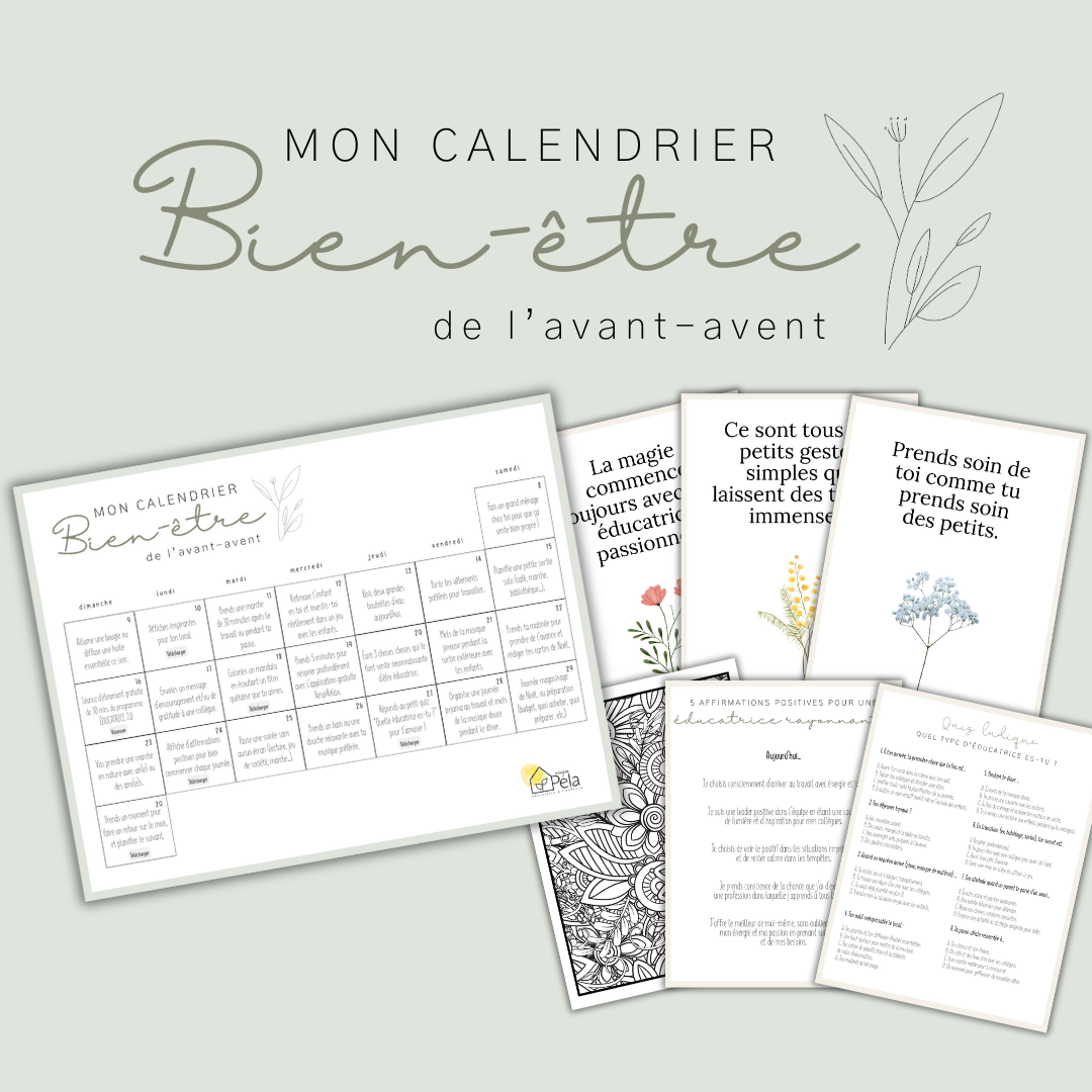 Calendrier bien-être de l'avant-avent !