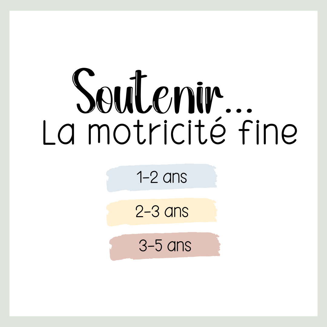 Soutenir la motricité fine | Info-parents