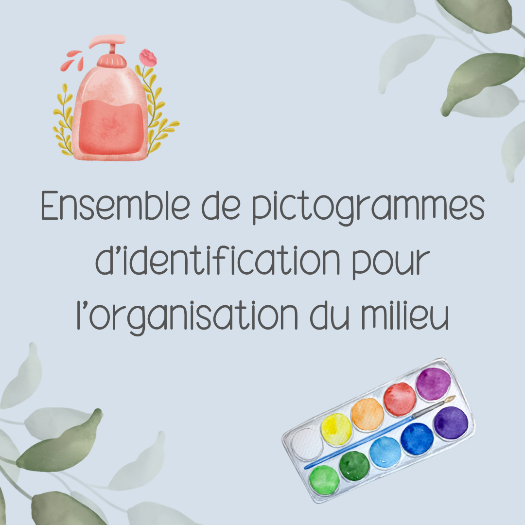 Identification pour l'organisation du milieu | Pictogrammes